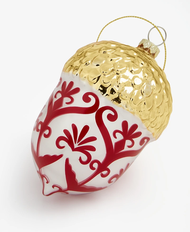 Holiday Lane Holiday Toile Acorn Ornament, Macy's Exclusive