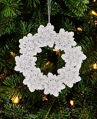 Holiday Lane Iced Delight Mini Wreath Ornament, Macy's Exclusive
