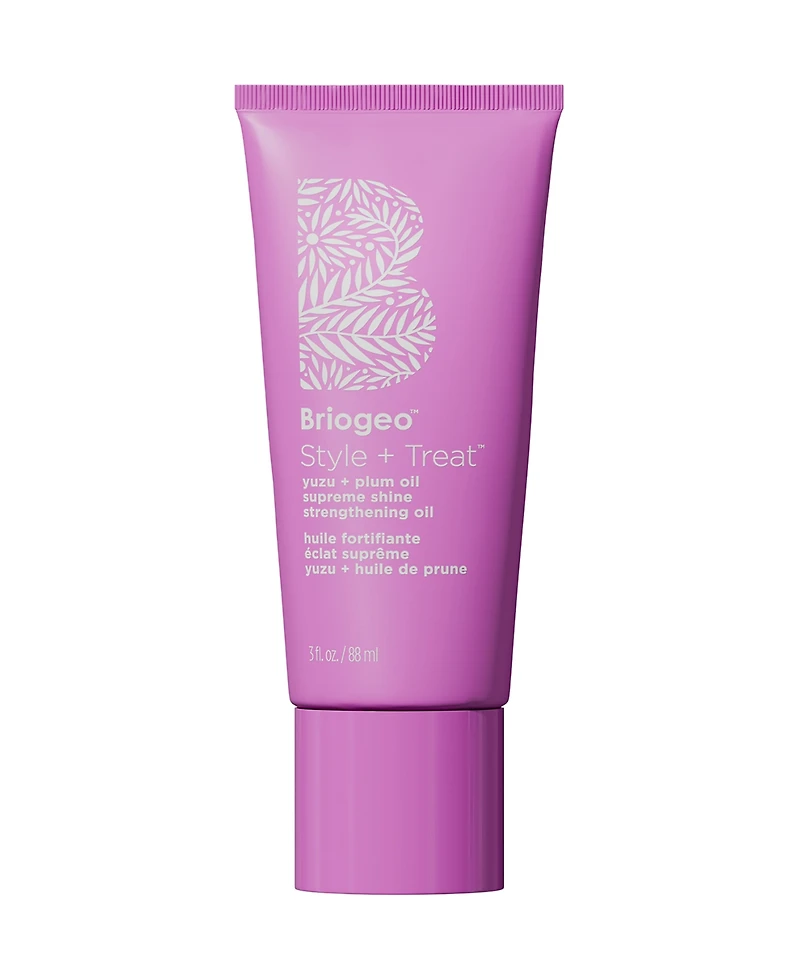 Briogeo Style Treat Yuzu Plum Oil Supreme Shine Strengthening Oil, 3 oz.