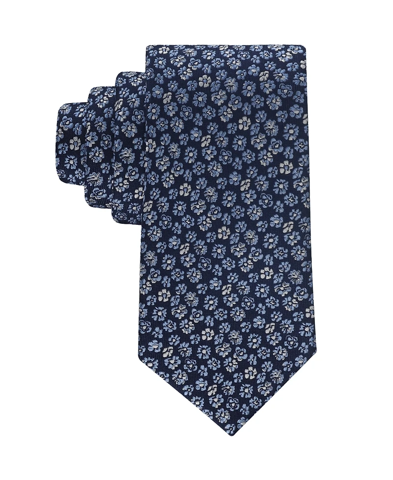 Tommy Hilfiger Men's Moss Floral Pattern Classic Tie