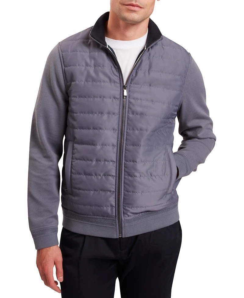 Ted Baker Men's Durano Funnel Collar Quilted Jacket
