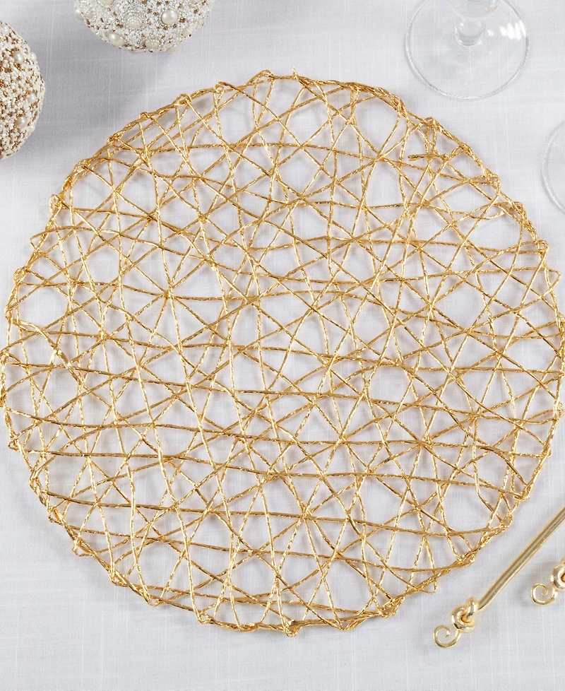 Saro Lifestyle Wire Nest Placemats