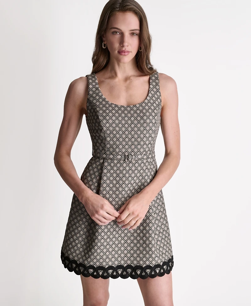 Bcbg Women's Scoop Neck Mini Dress