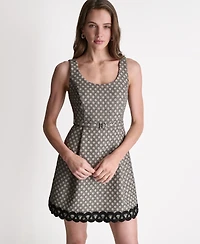 Bcbg Women's Scoop Neck Mini Dress