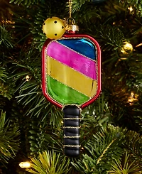 Holiday Lane Sports Glass Pickleball Paddle Ornament, Macy's Exclusive