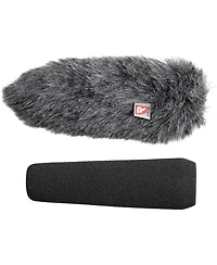 Rode NTG2 Battery or Phantom Powered Condenser Shotgun Microphone, Bundle with Rycote 15cm Standard Hole Sgm Foam with 19mm/22mm Windscreen