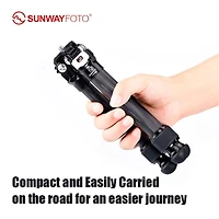 SunwayFoto T16C20N Ii 2-Section Carbon Fiber Tabletop Tripod