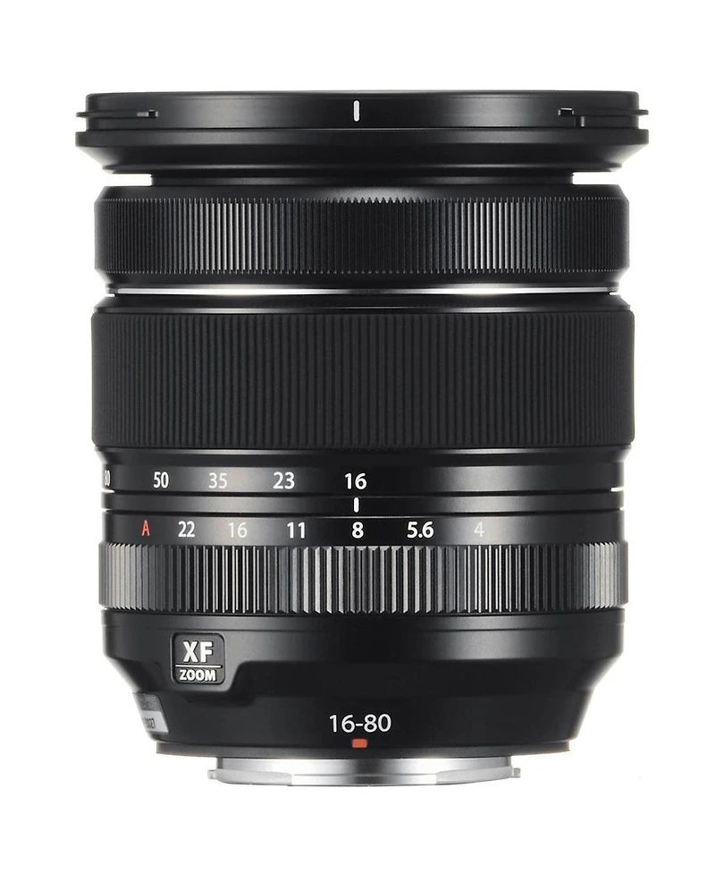 Fujifilm Xf 16-80mm f/4.0 R Ois Wr Lens, Bundle with Slik U8800L 3-Section Aluminum Tripod with Hybrid 3-Way Pan Head, Cleaning Kit, Microfiber Cloth