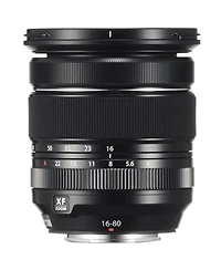 Fujifilm Xf 16-80mm f/4.0 R Ois Wr Lens, Bundle with Slik U8800L 3-Section Aluminum Tripod with Hybrid 3-Way Pan Head, Cleaning Kit, Microfiber Cloth