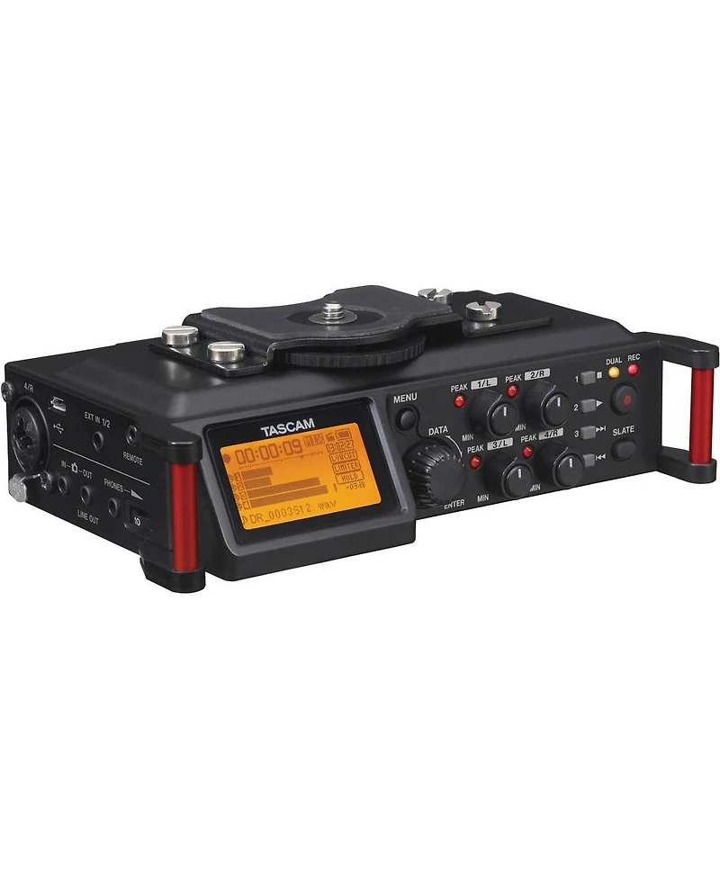 Tascam Dr-70D 4-Channel Audio Recording Device for Dslr and Video Cameras