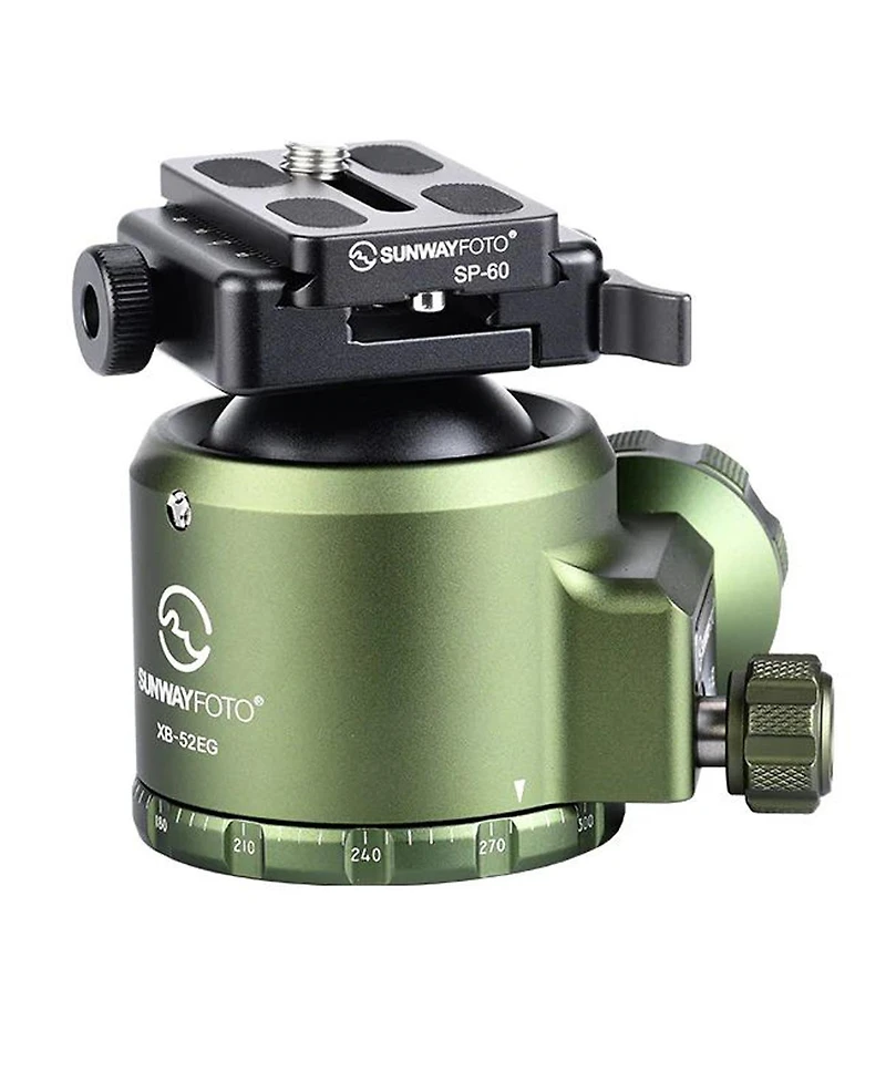SunwayFoto Xb-52EG Xb Series Low-Profile Ball Head with Sdc-50 Duo-Lever Clamp