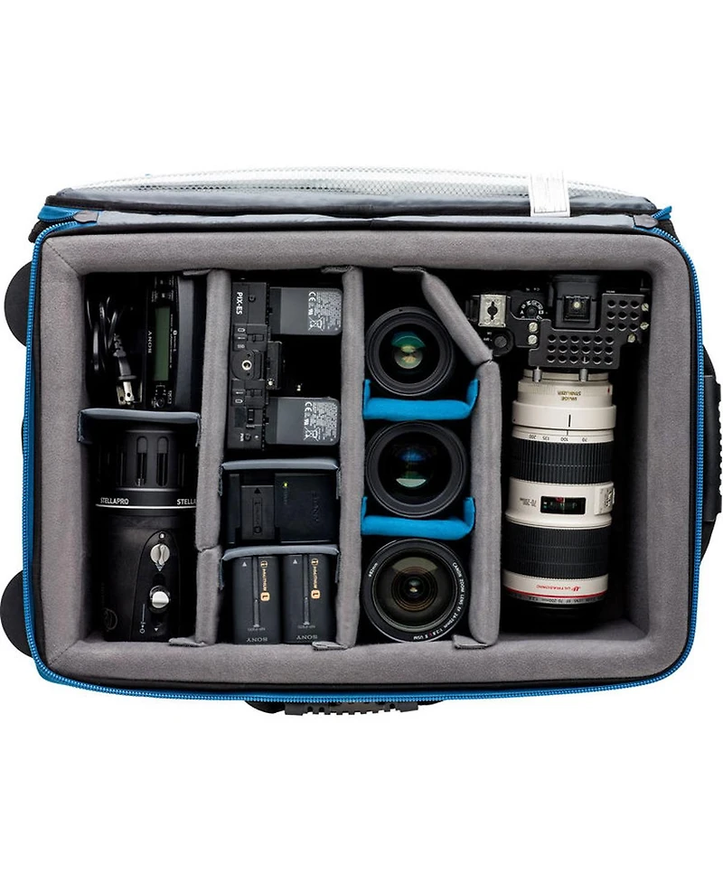 Tenba Attache 2214W Transport Air Wheeled Case for Dslr Camera, 7 Lenses and Flash