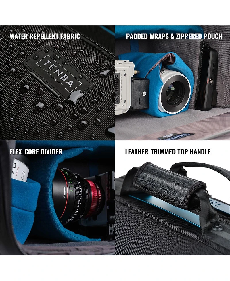 Tenba Cineluxe v2 Roller 24 for Professional Camcorders, Cinema Cameras and Eng Rigs