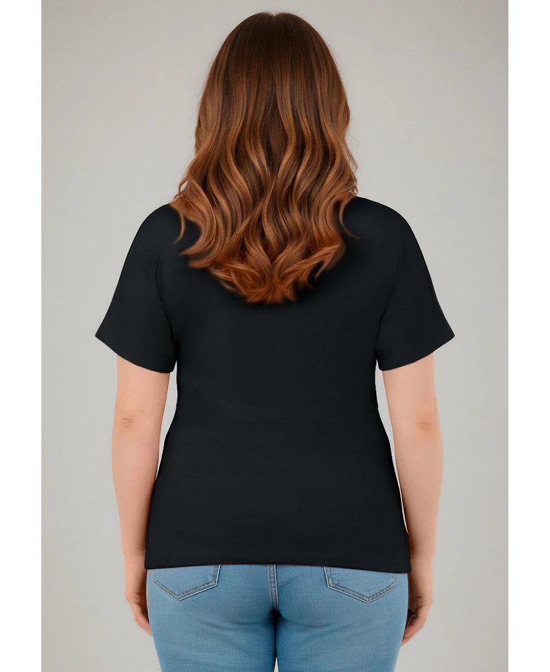 Avenue Women's Plus Audrey Twist Knot Top