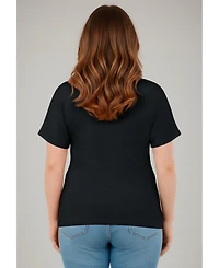 Avenue Women's Plus Audrey Twist Knot Top