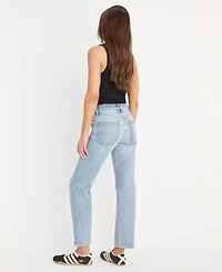 Good American Women's Straight Leg Ankle-Length Jeans