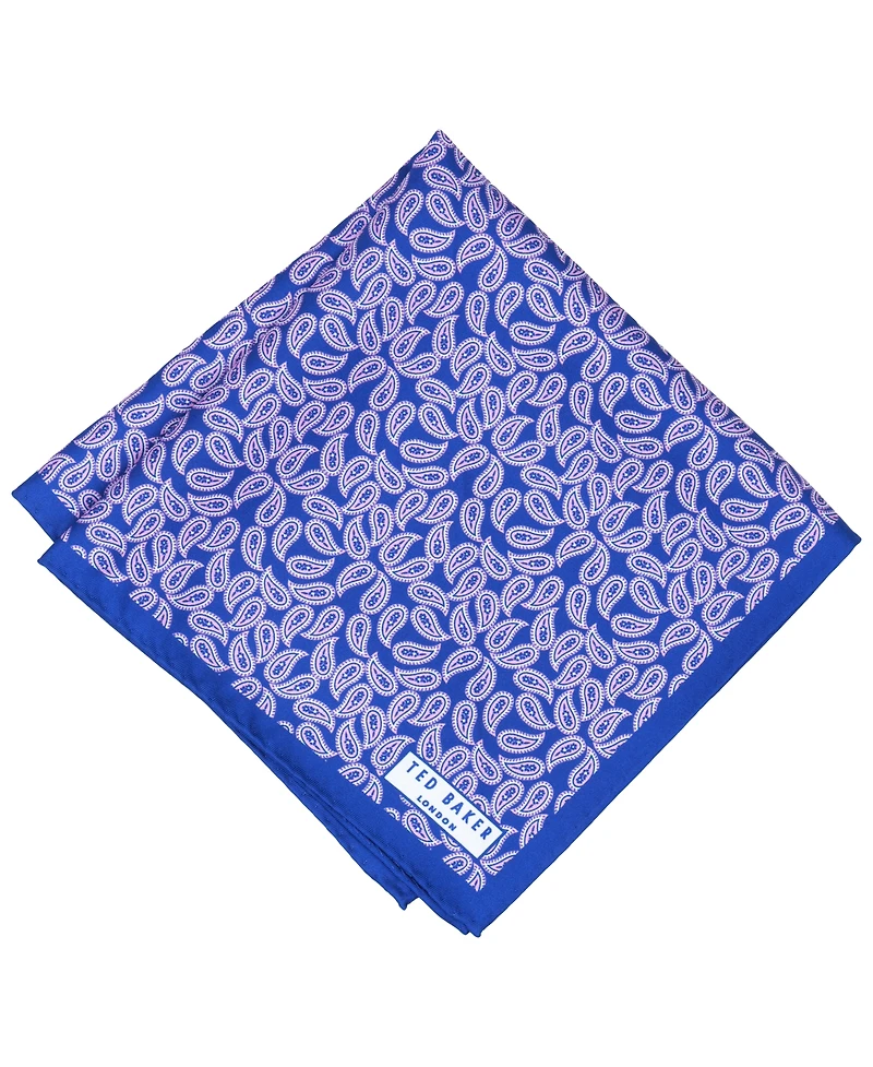 Ted Baker Men's Tossed Pine Pattern Pocket Square