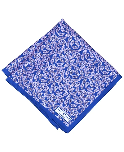 Ted Baker Men's Tossed Pine Pattern Pocket Square