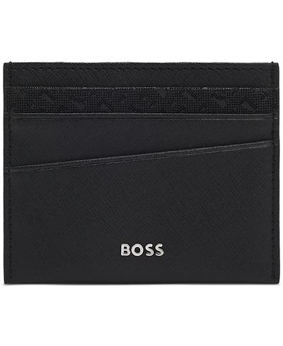 Hugo Boss Men's Open Face Leather Wallet