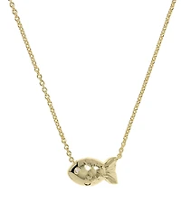 Kendra Scott 14k Gold-Plated Parker Fish Short Pendant Necklace