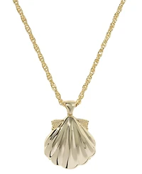 Kendra Scott 14k Gold-Plated Lucia Shell Short Pendant Necklace