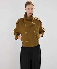 Mango Women's Mid-Rise Baggy Pants