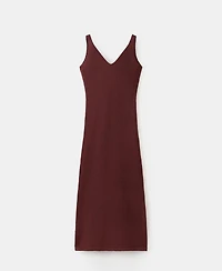Mango Women's V-Neck Knitted Dress