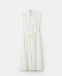 Mango Women's Embroidered Belt Dress