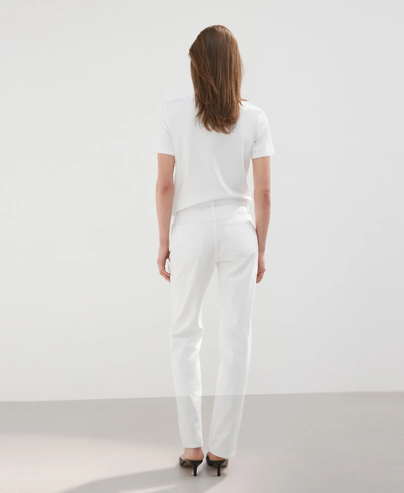 Mango Women's Matilda High-Rise Straight Jeans