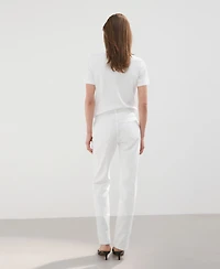 Mango Women's Matilda High-Rise Straight Jeans