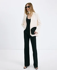 Mango Women's Without Lapels Suit Blazer