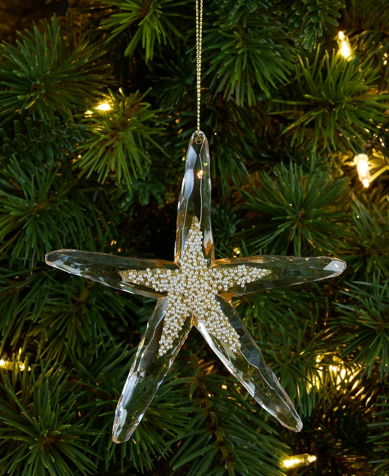 Holiday Lane Seaside Starfish Embellished Ornament, Macy's Exclusive