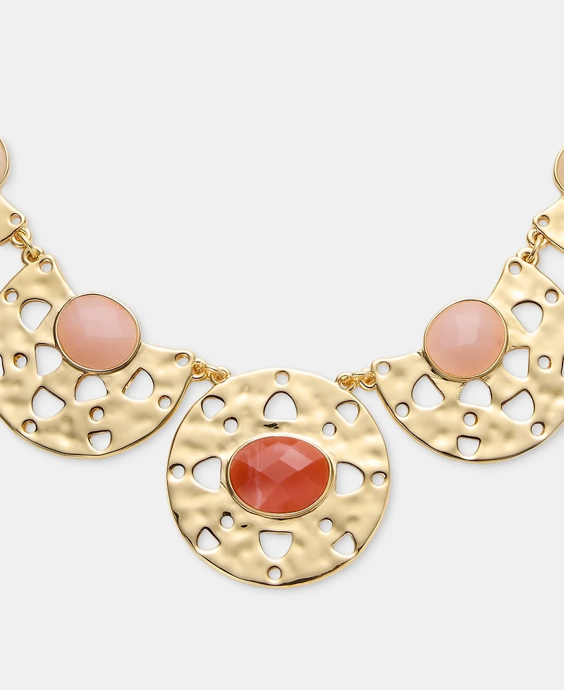 Style & Co Gold-Tone Pendant Link Necklace, Macy's Exclusive