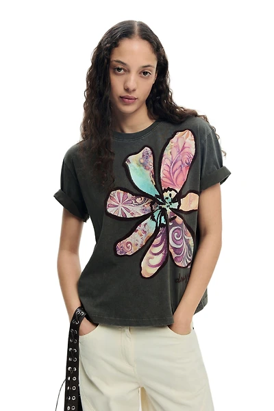 Desigual Women's Floral Print T-shirt