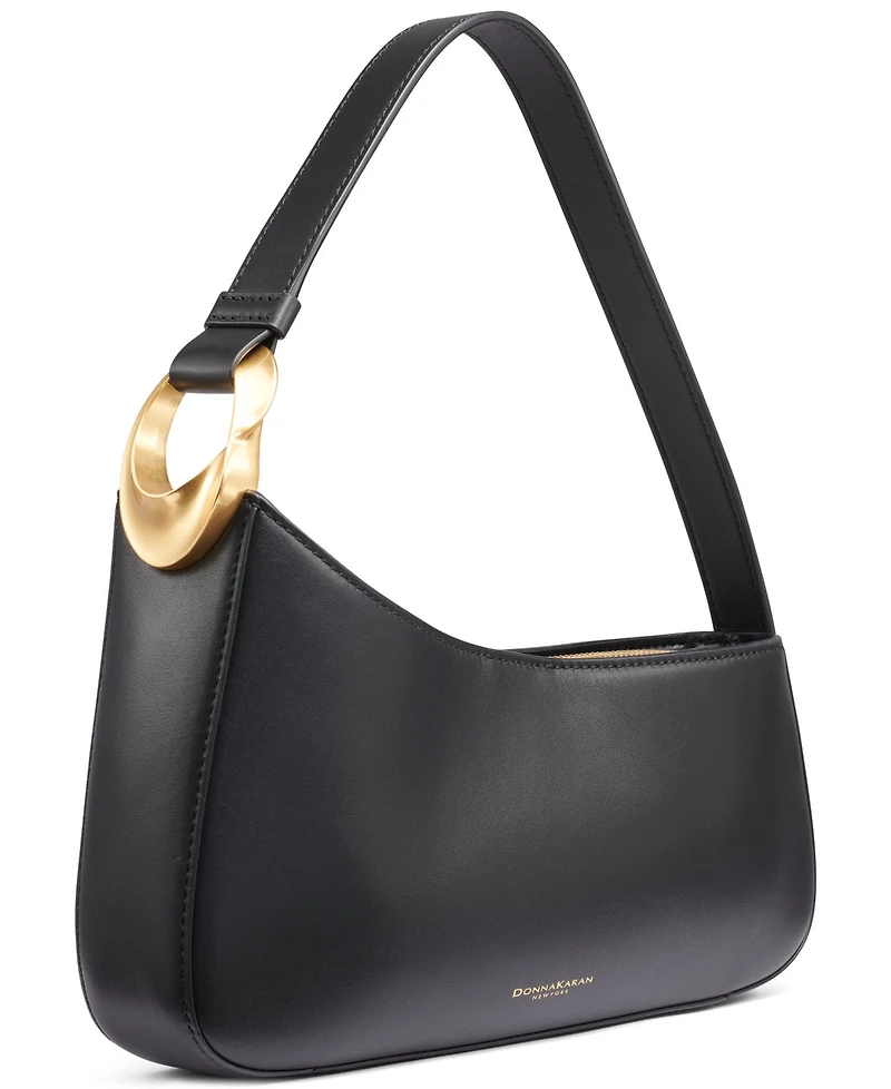 Donna Karan New York Jersey Small Shoulder Handbag