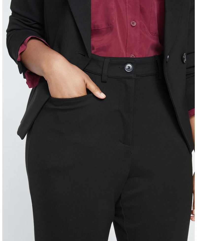 Universal Standard Plus Long Cigarette Ponte Pants