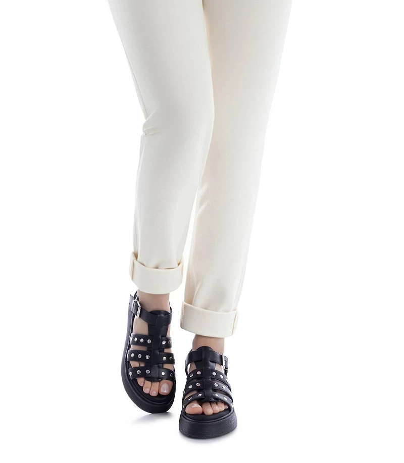 Xti Women's Studded Strappy Sandals