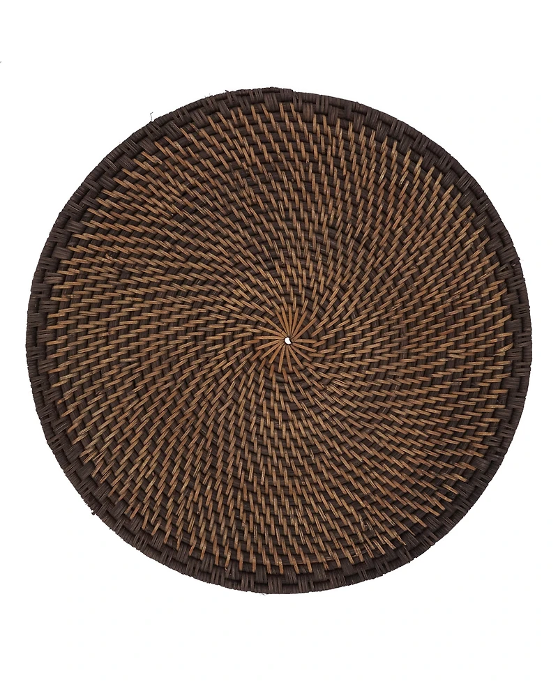 Saro Lifestyle Woven Rattan Placemats, Set of 4