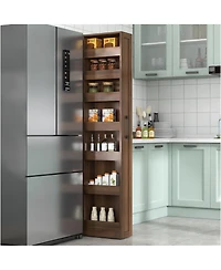 Streamdale Furniture 7-Tier Pull-Out Storage Shelf for Kitchen/Living Room
