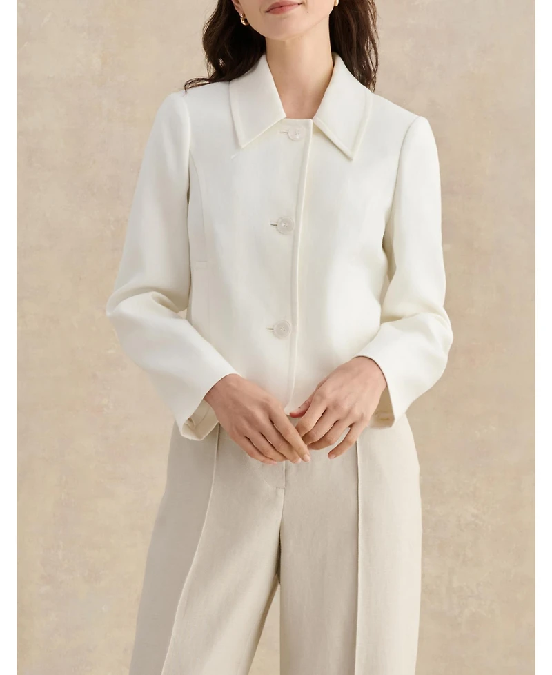 Hobbs London Women's Adeen Linen Jacket
