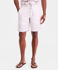Club Room Men's 100% Linen Drawstring Shorts, Created for Macy's