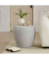 Streamdale Furniture Fiberglass Elliptical Coffee Table Set