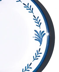 Abode Homewares Medallion Flower NewWave Melamine Dinner Plates, Set of 6