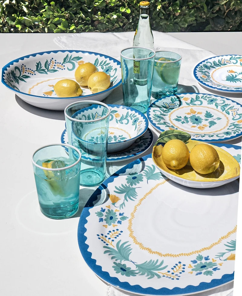 Abode Homewares Montelupo NewWave Melamine Dinner Plates, Set of 6