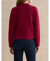 Hobbs London Women's Dannie Cinched-Waist Collard Shirt