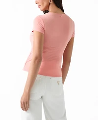 Guess Women's Emmie Short-Sleeve Top
