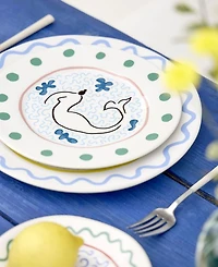 Costa Nova Summer Bliss Salad Plates, Set of 4