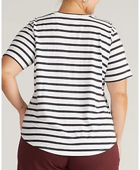 Universal Standard Plus Light-As-Air Tee Rex