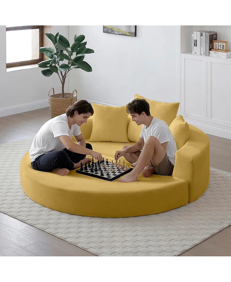 Streamdale Furniture Convertible Sofa Couch Bed, Multi-functional, Adjustable Futon for Apartment