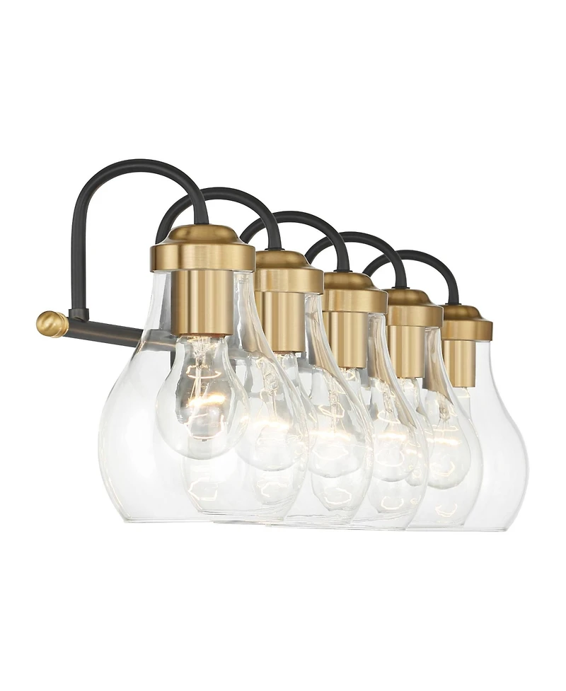 Possini Euro Design Brade 39.5" Wide 5 Light Bath Light Fixture
